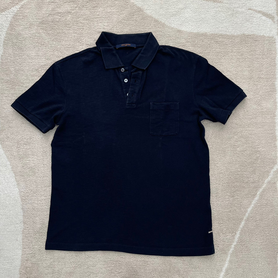 Polo l.v navy size M - 98%