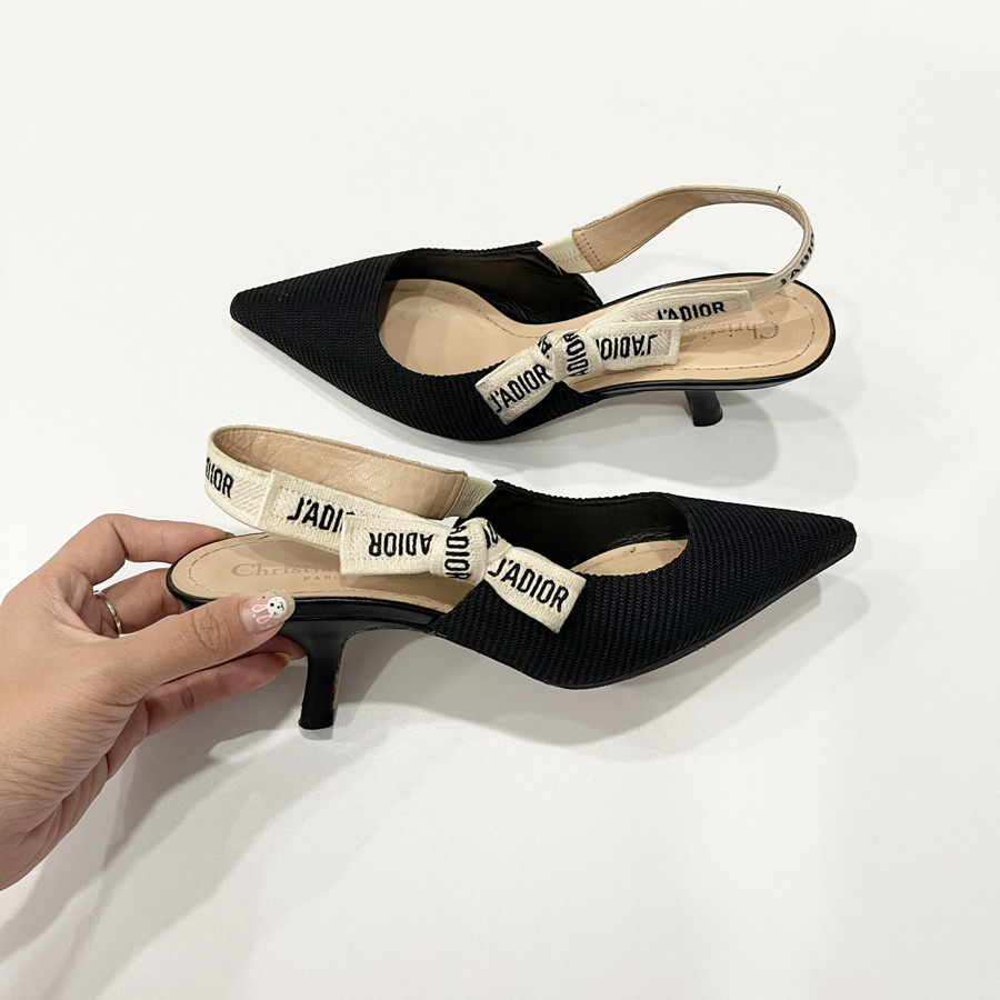 Guốc slingback di.or size 36 - 98% fullbox