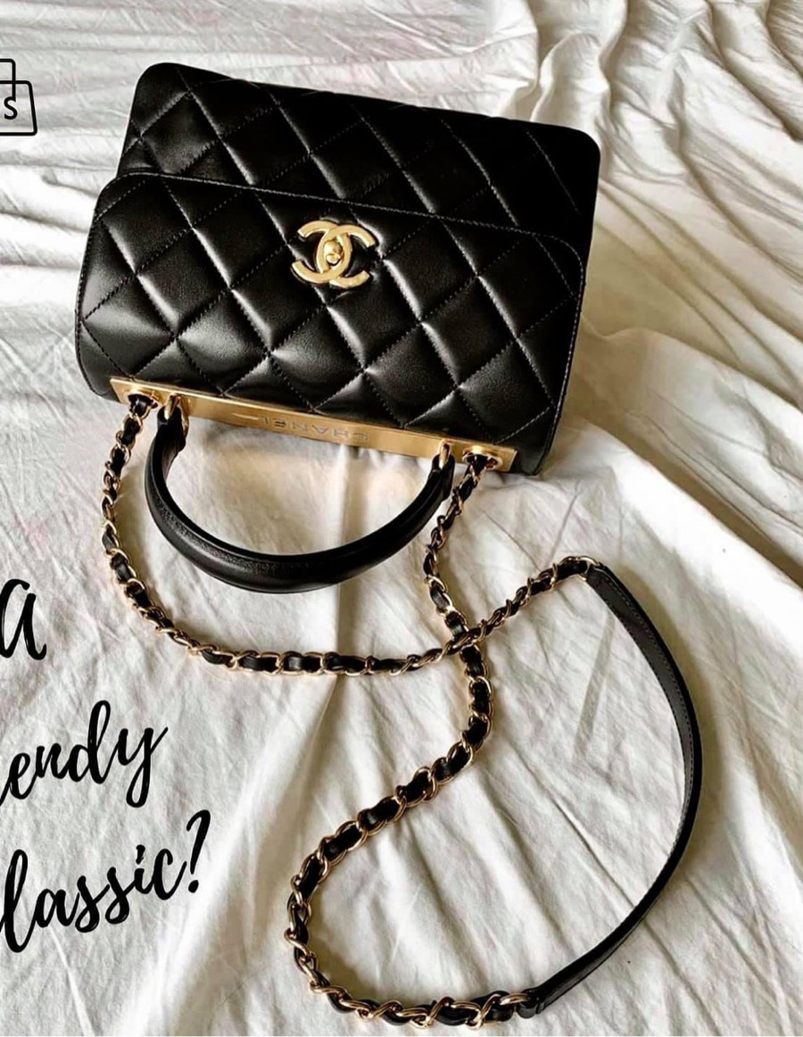 Túi Chanel Trendy CC Mini Woc Gold 2Box Có hộp