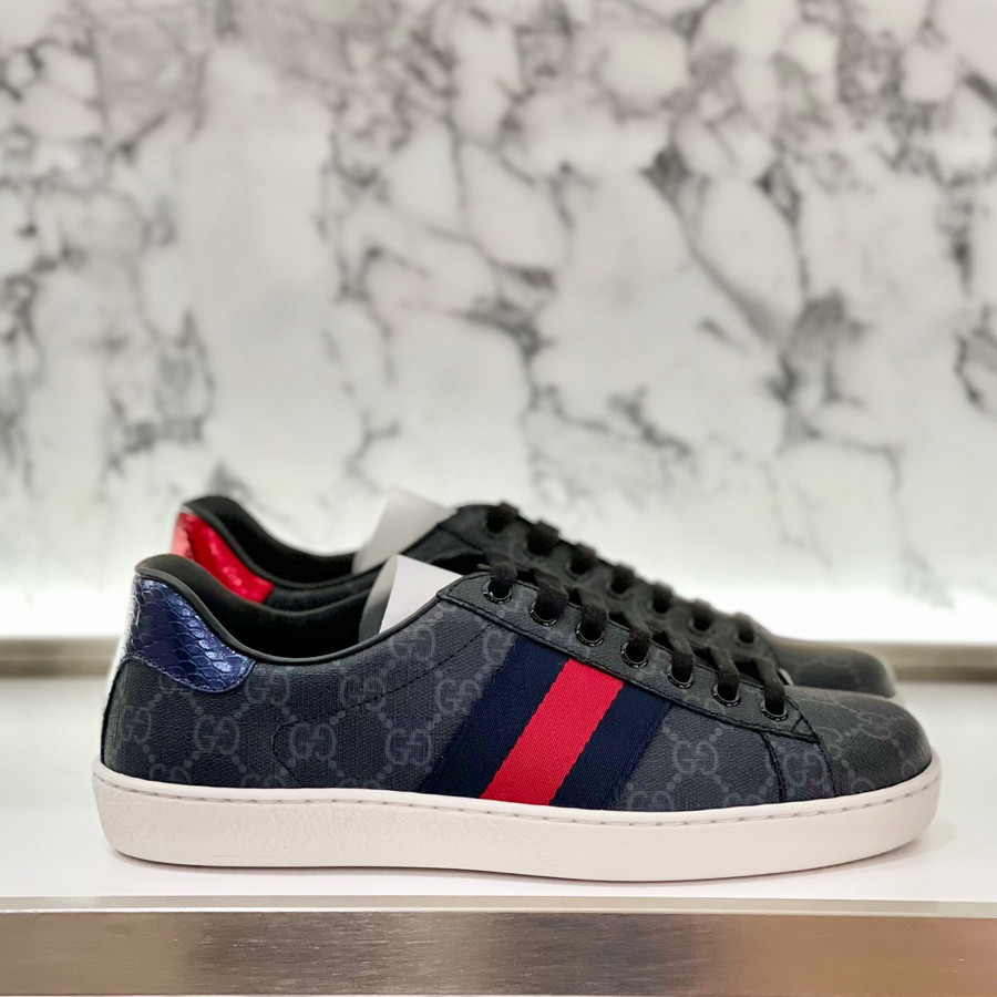 Sneaker Gucci canvas đen