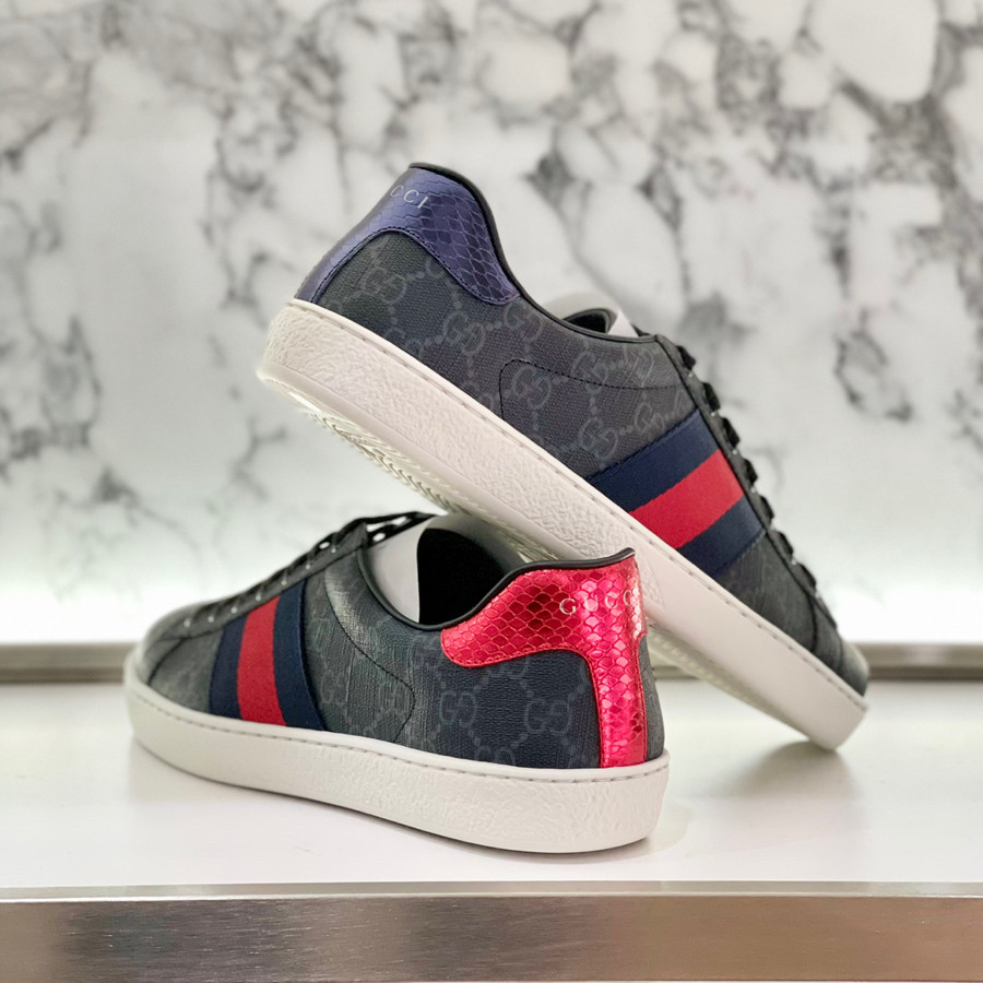 Sneaker Gucci canvas đen