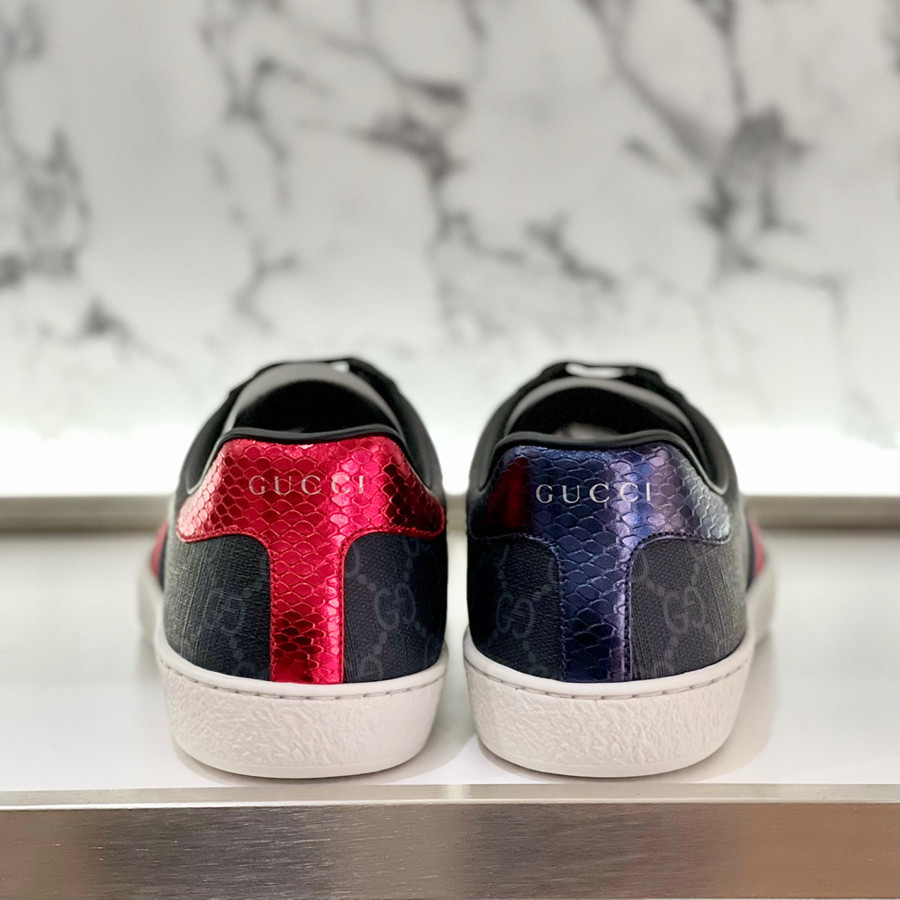Sneaker Gucci canvas đen