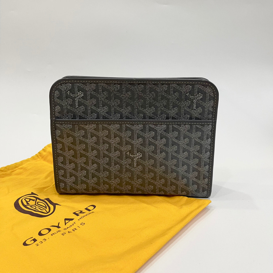 Clutch Goyard xám