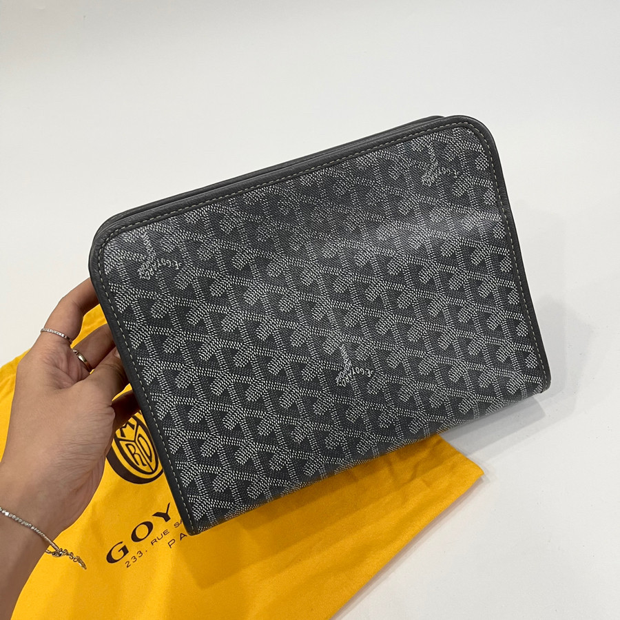 Clutch Goyard xám