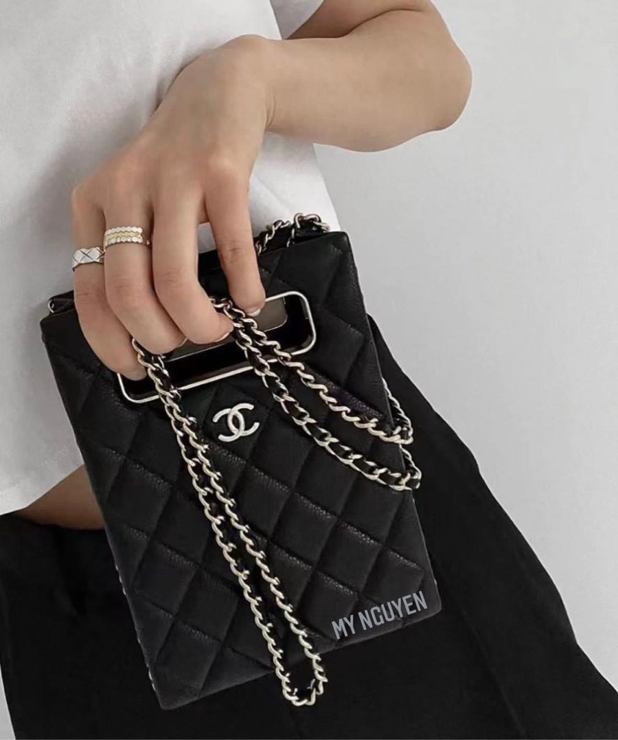 Túi Chanel Mini Evening Bag Pleixi Light Pink  Centimetvn