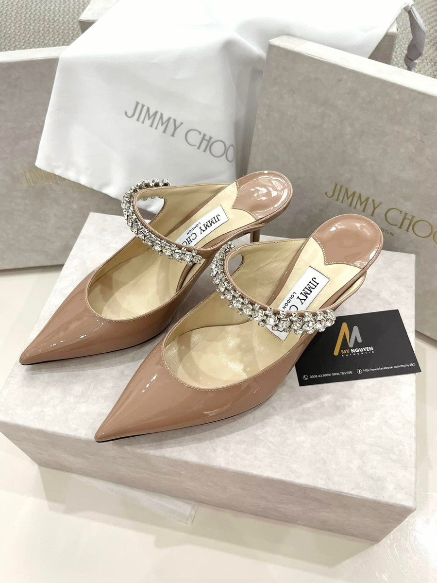 JIMMY CHOO Mules cao 6.5cm - size 35 - 35.5 - 36