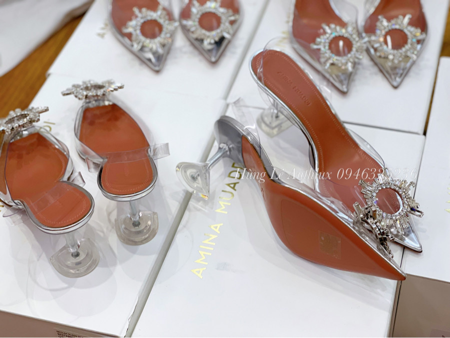 Amina muaddi slingback 7cm 35-37