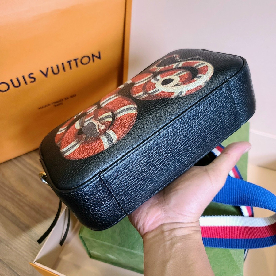 GUCCI CRUISE CORAL SNAKE MESSENGER BAG