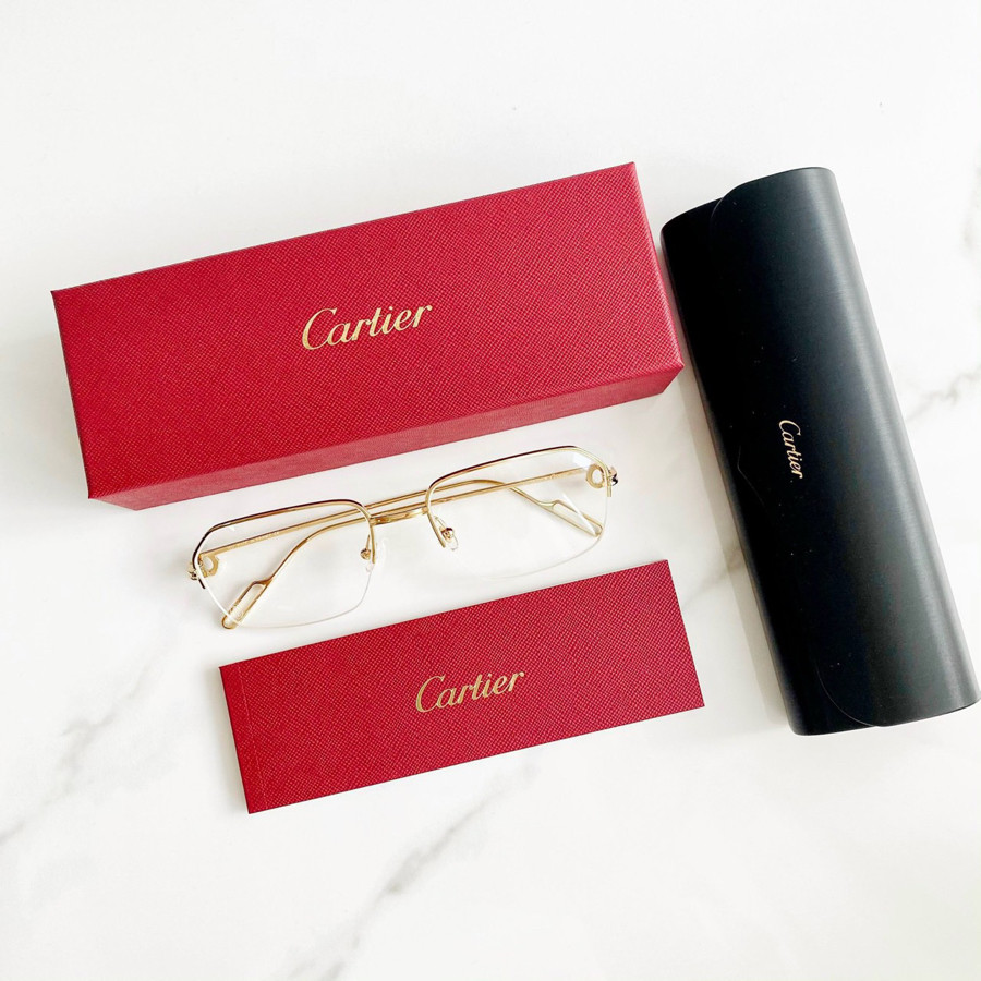 Kính cận Cartier unisex mạ vàng , đẳng cấp ✨