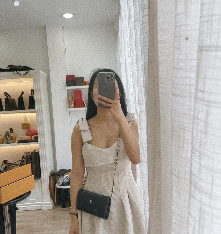 Ví gập  chanel lambskin