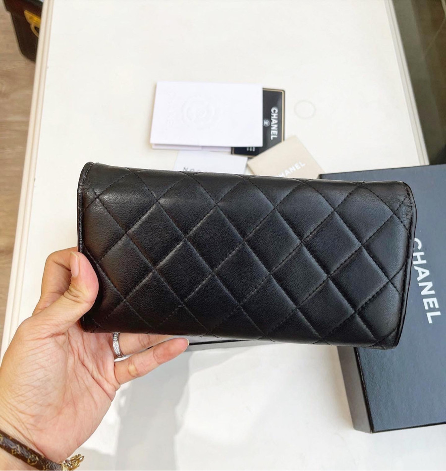 Ví gập  chanel lambskin