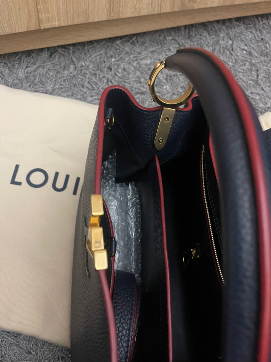 Túi LV CAPU size PM full phụ kiện màu xanh navy