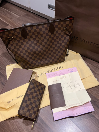 LV Neverfull +  Zippy Wallet