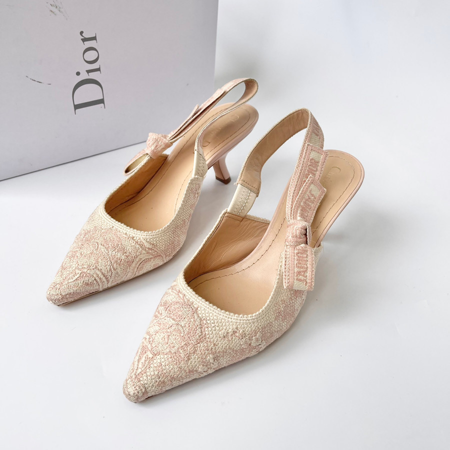 Guốc di.or hồng size 37.5 - 98% fullbox