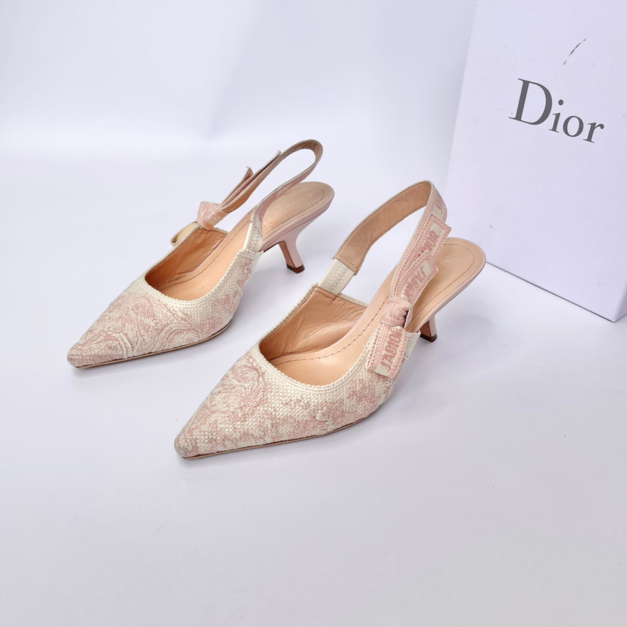 Guốc di.or hồng size 37.5 - 98% fullbox