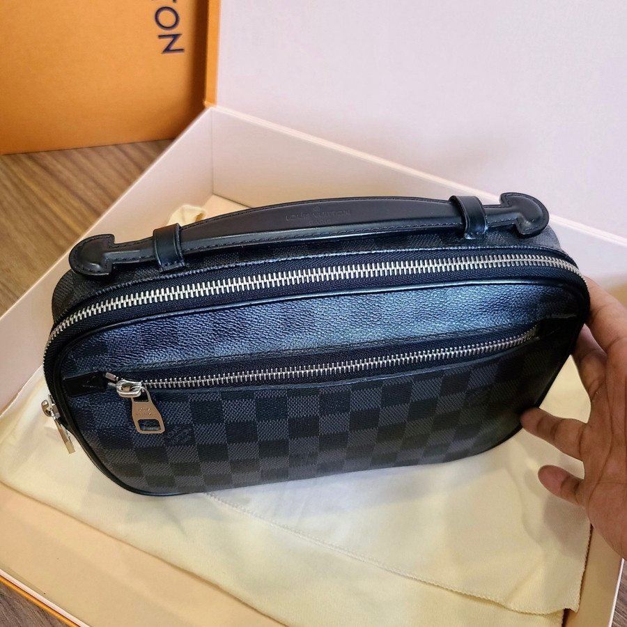 Túi LV DAMIER GRAPHITE AMBLER CLUTCH/BUMBAG