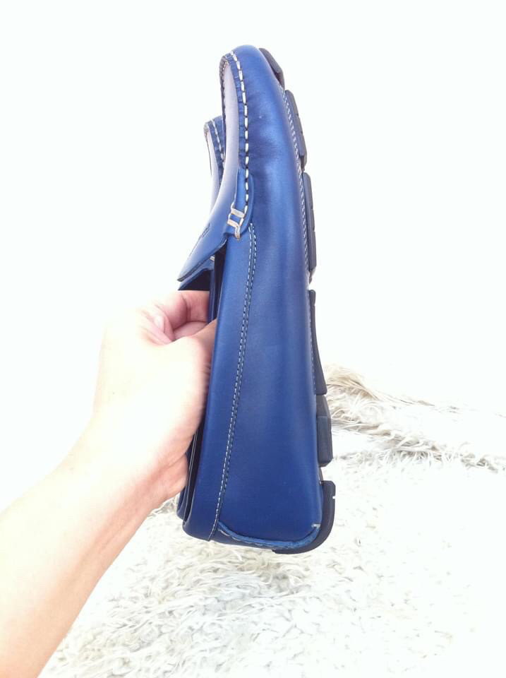 S.F Blue Slip On Driving Women’s  Loafer sz 4,5C ~ chân 34,5 dày or 35: