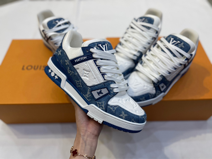 LV Trainers Denim