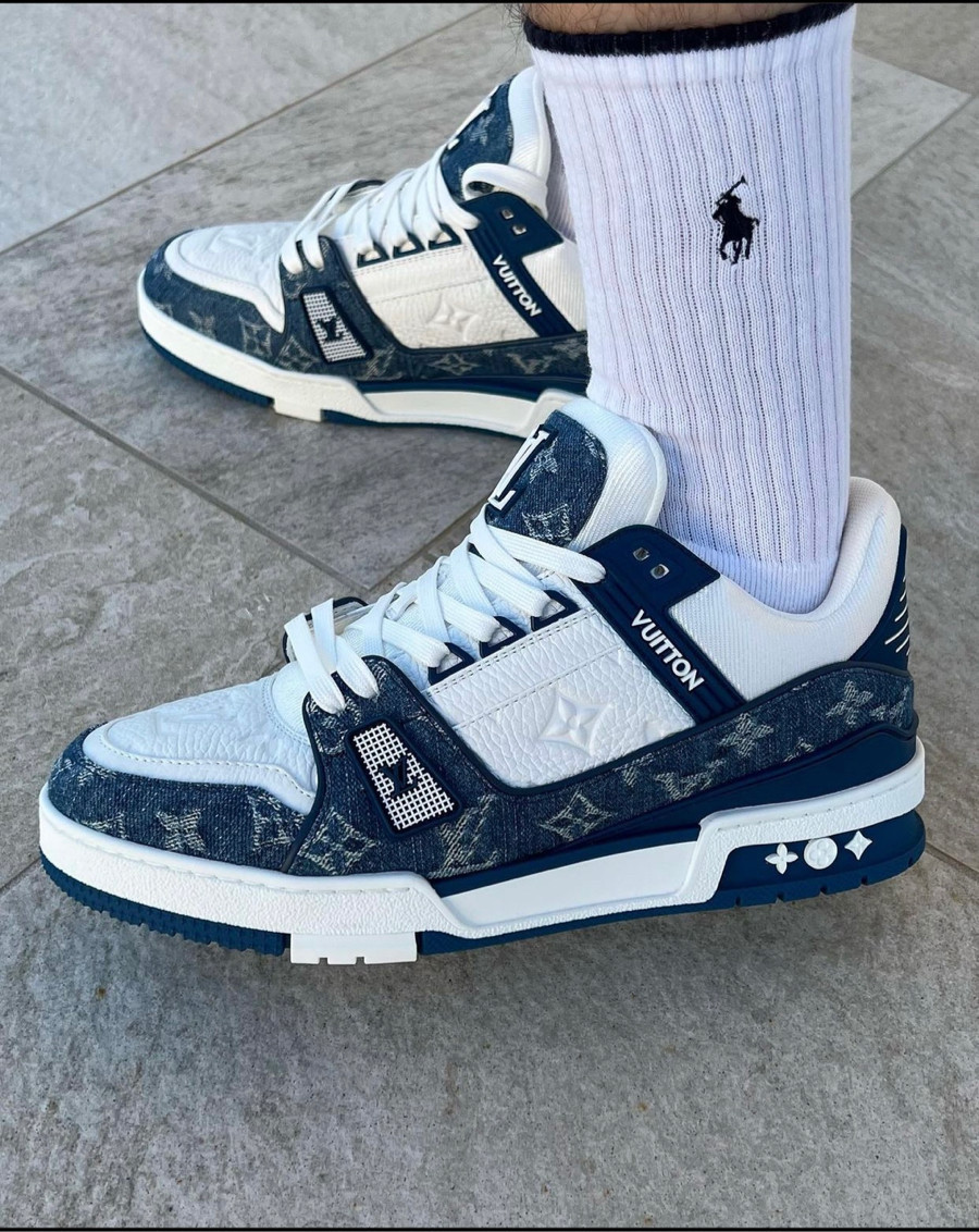 LV Trainers Denim