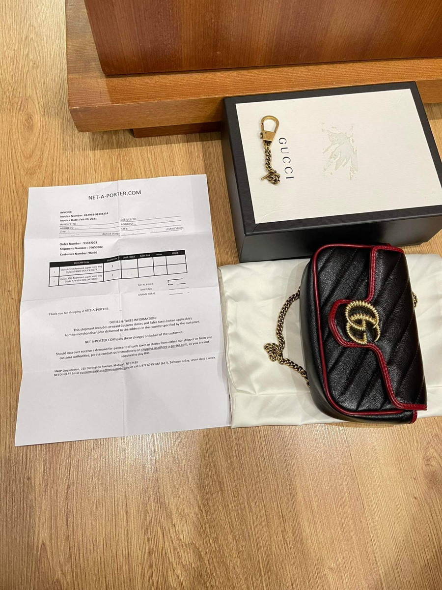 Gucci marmont size xmini