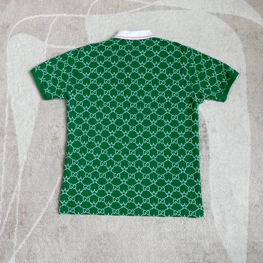 Polo g.c size L xanh lá - 99%