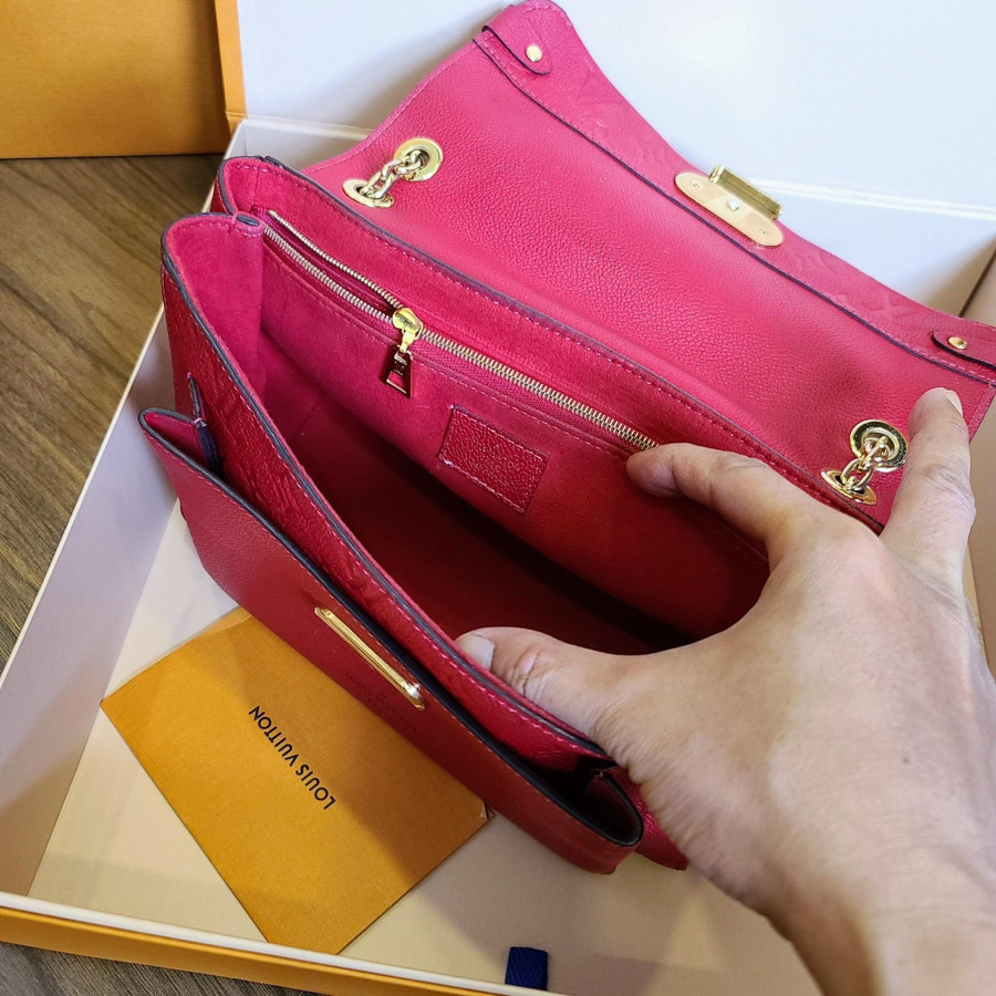 Túi LV RED MONOGRAM EMPREINTE VAVIN PM