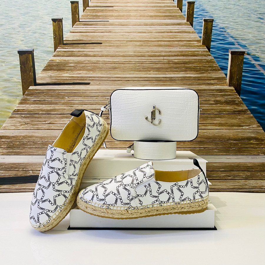 Nguyên set Jimmy Choo ( giày + túi)