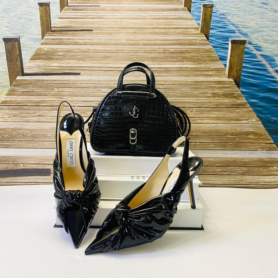 Nguyên set Jimmy Choo( túi + giày)