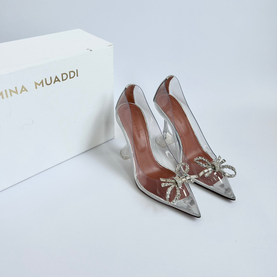 Guốc Amina Muaddi size 37