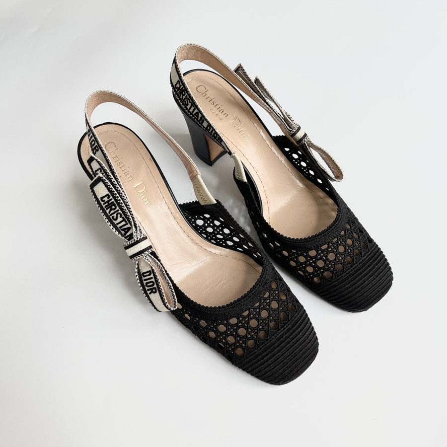 Guốc Dior đen size 37.5