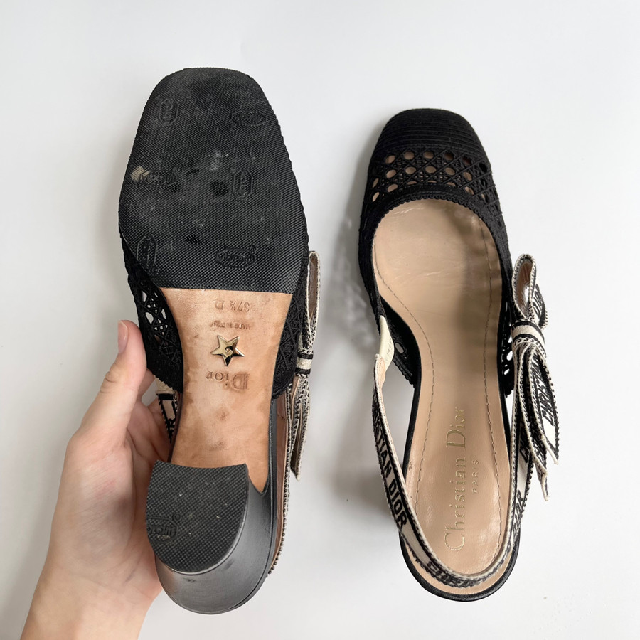 Guốc Dior đen size 37.5