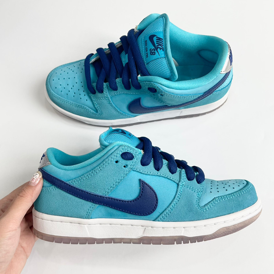 Giày SB Dunk Blue Fury size 36