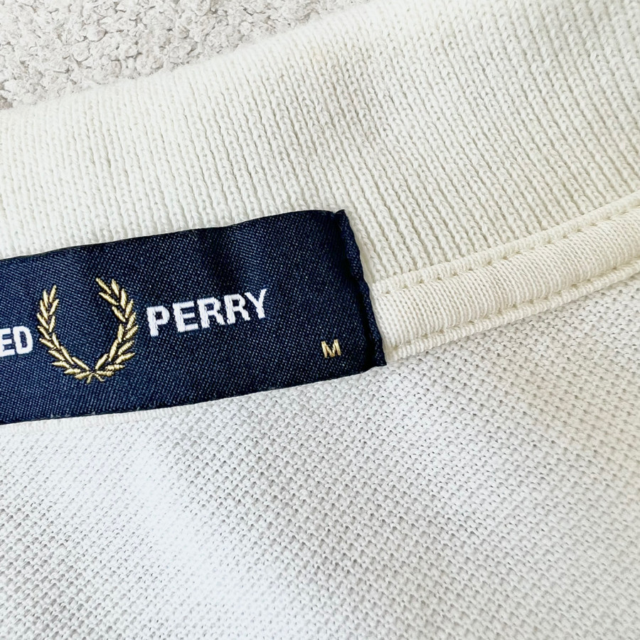 Áo polo Fred Perry size M trắng