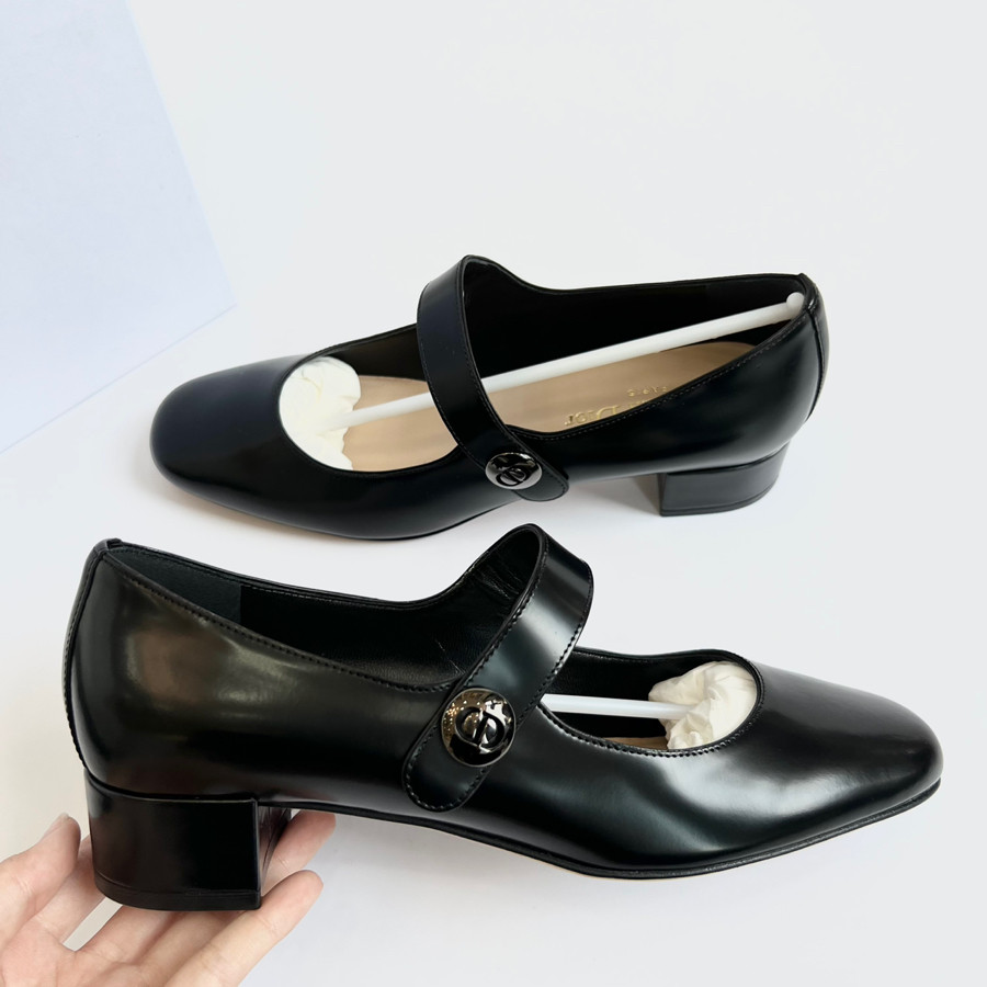 Guốc Dior Đen size 37