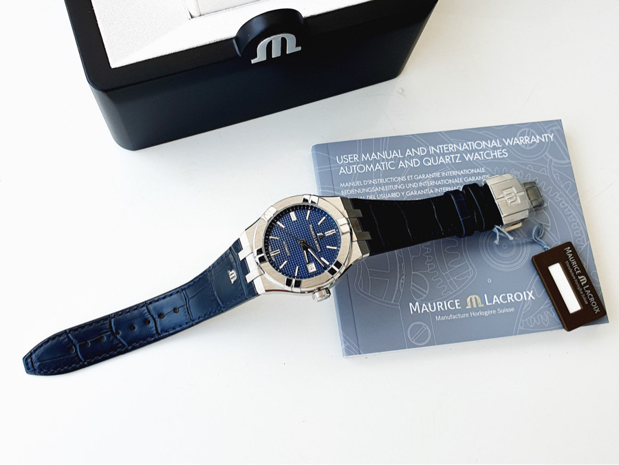 Đồng hồ Maurice lacroix aikon blue steel