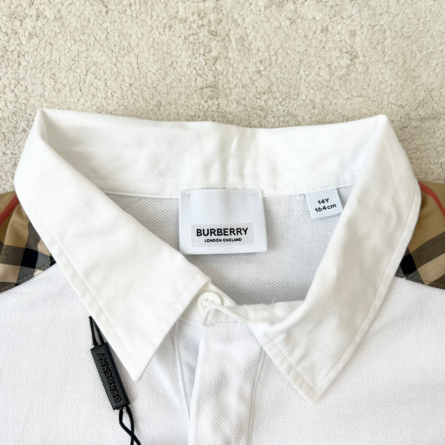 Polo Burberry trắng