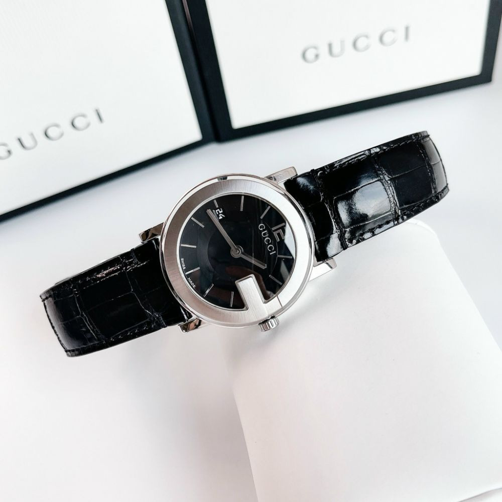 Đồng hồ Gucci G-Shape Black Dial Case 36mm