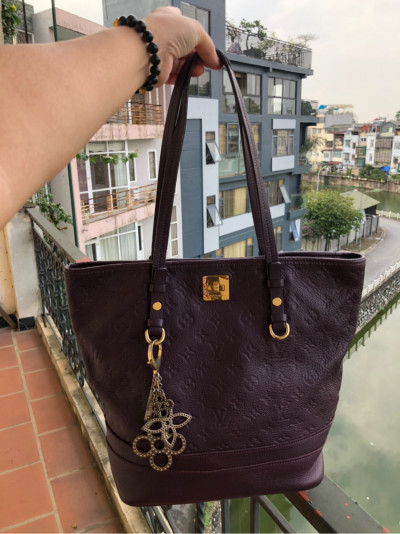 Louis Vuitton Aube Monogram Empreinte Leather Citadine PM Bag: