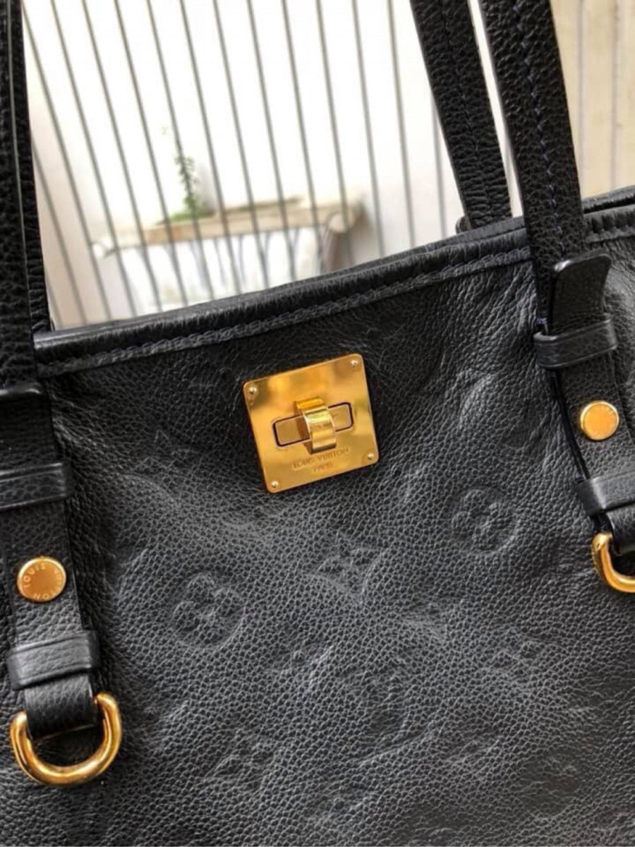 Louis Vuitton Citadine Tote Monogram Empreinte Leather PM - navy