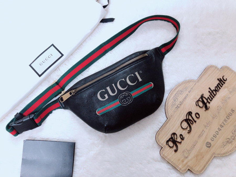 ❤️ Gucci print small belt bag