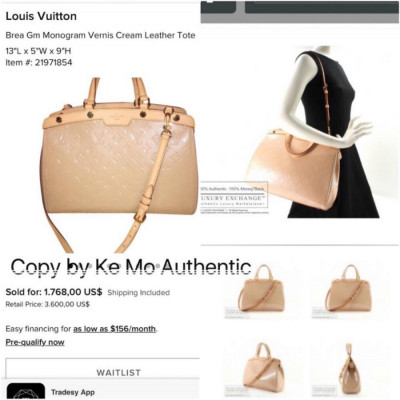 Louis vuitton brea GM - Vernis Cream leather