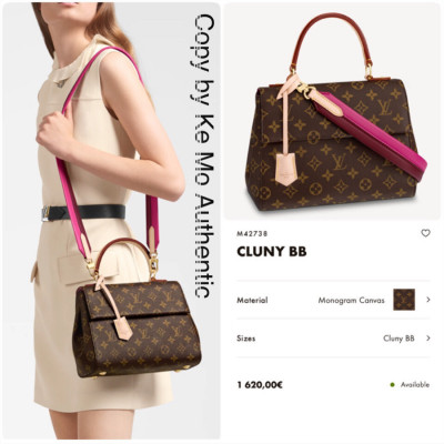 LV Cluny BB handbag monogram: