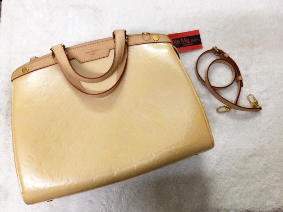 Louis vuitton brea GM - Vernis Cream leather