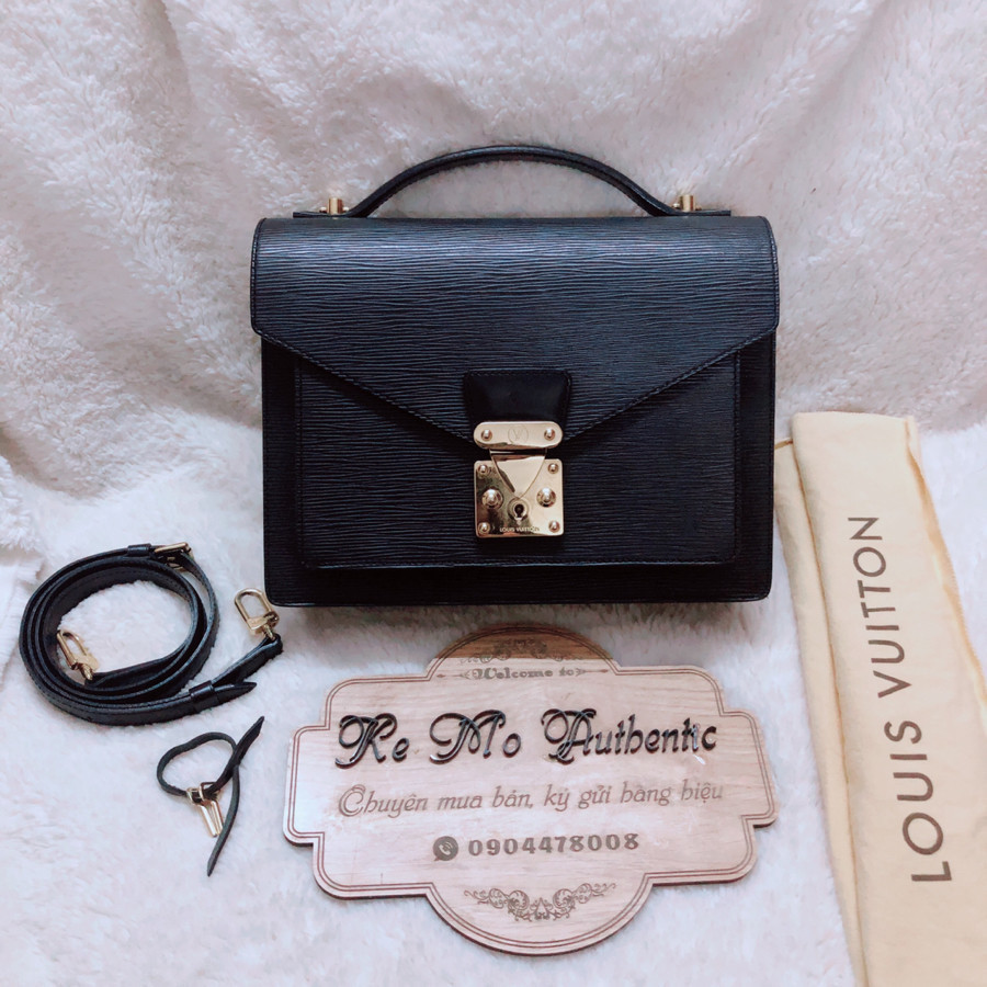 Louis Vuitton Black Epi Leather Ambassador Briefcase Bag