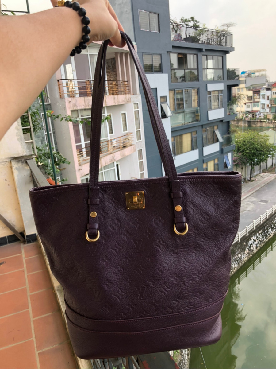 Louis Vuitton Aube Monogram Empreinte Leather Citadine PM Bag: