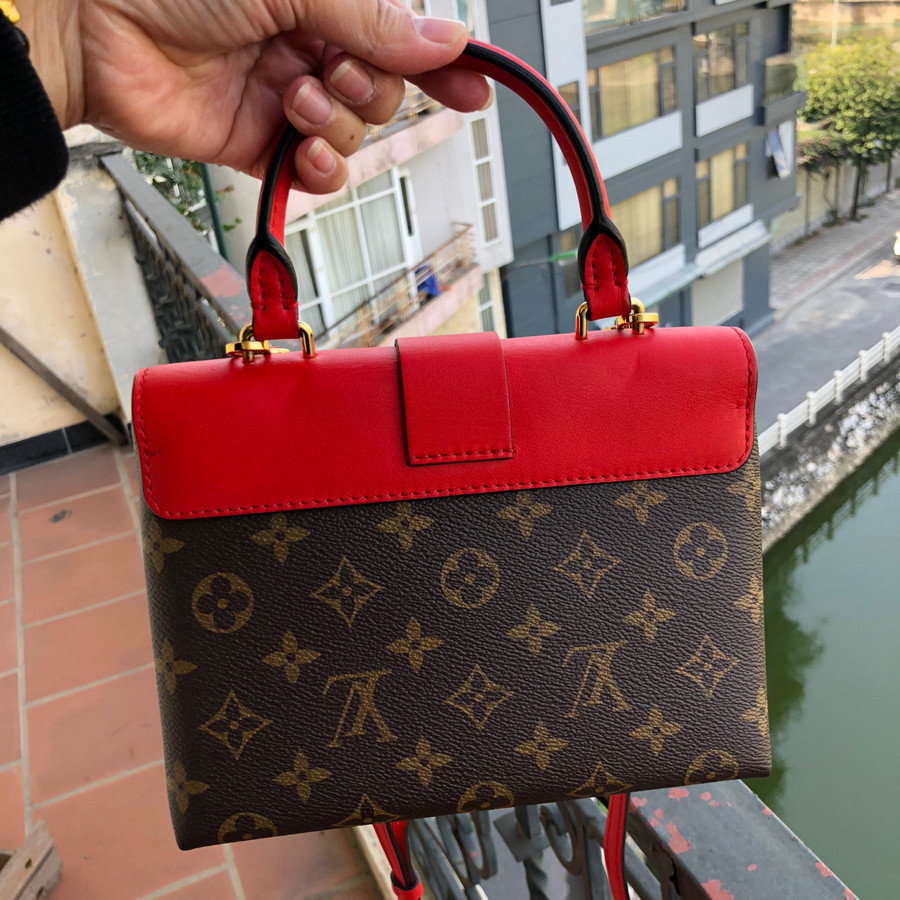 ❤️ Louis Vuitton locky BB monogram & red: