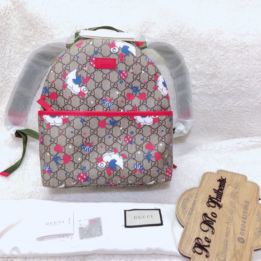 ❤️Gucci - GG duck plants backpack: