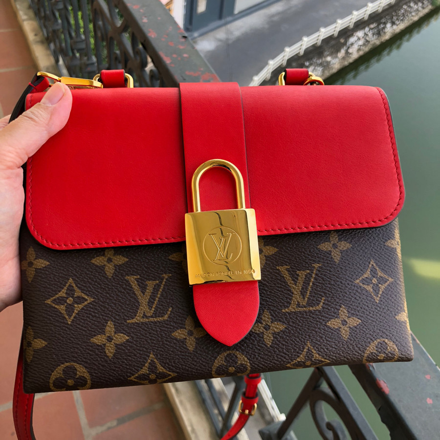 ❤️ Louis Vuitton locky BB monogram & red: