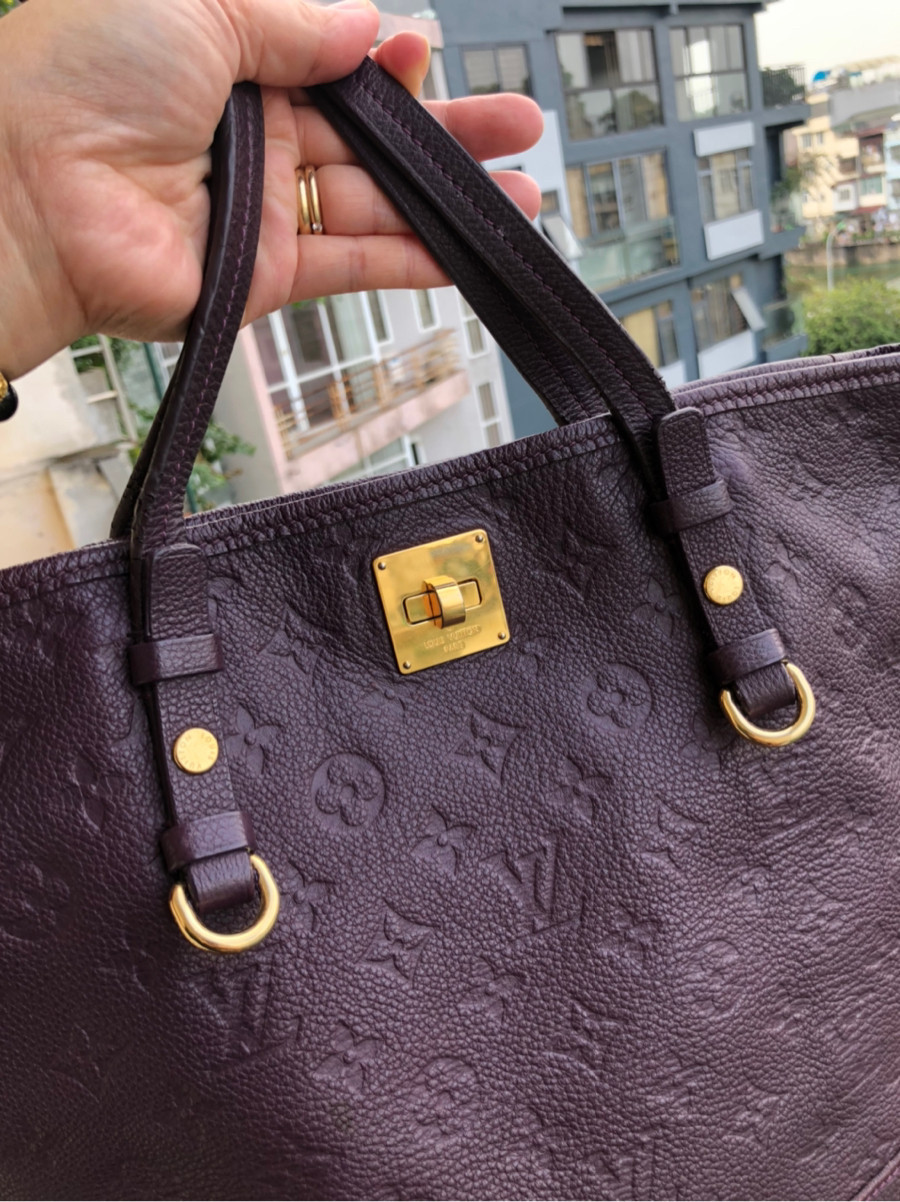 Louis Vuitton Aube Monogram Empreinte Leather Citadine PM Bag:
