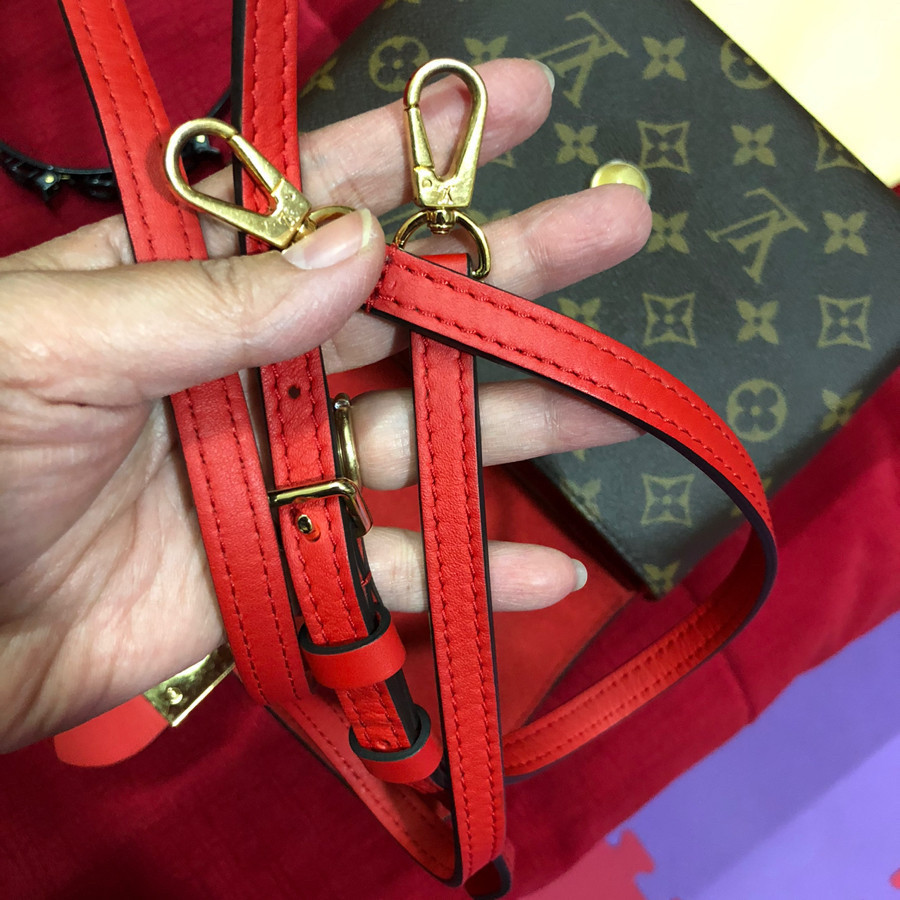 ❤️ Louis Vuitton locky BB monogram & red: